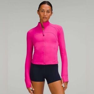 Lululemon Cropped Define Jacket - Hot Pink - Size 8